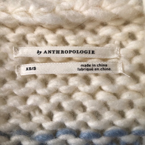 NWOT Anthropologie Grazia Chunky Striped Cardigan Sweater Size XS/S - Picture 6 of 15